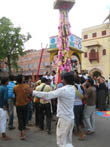 jaipur travel | tourists taking photo shots of teej procession jaipur