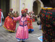 jaipur travel | team of folk artists presenting kacchi ghodi dance in jaipur teej festival