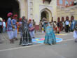 jaipur travel | folk artists presenting folk dance in jaipur teej festival