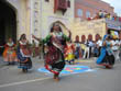 jaipur travel | folk dancers performing in jaipur teej festival