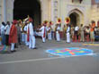 jaipur travel | a band performing in jaipur teej festival