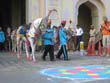 jaipur tourism | decorated horses in teej festival of jaipur