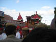 jaipur tourism | goddess teej in silver palanquin on the occassion of procession of teej festival jaipur